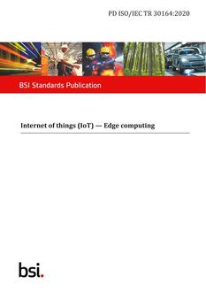 BS PD ISO/IEC TR 30164:2020