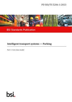 BS PD ISO/TS 5206-1:2023