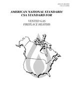 CSA ANSI Z21.88-2002/CSA 2.33-2002