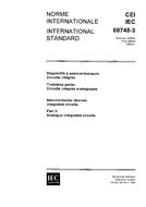 IEC 60748-3 Ed. 1.0 b:1986